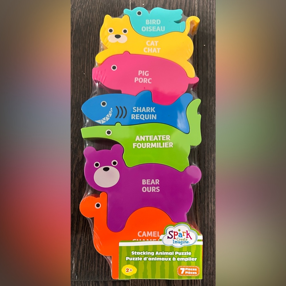 Stacking animal puzzle NWT